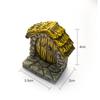 "Cidade Vazia" Porta de Elfo Porta de Madeira Material de Resina Musgo Micro Paisagem Paisagismo Ornamento Material DIY