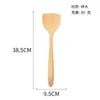 Madeira de Faia Furo Triangular Utensílios de Cozinha Domésticos Frigideira Antiaderente Espátula Especial para Cozinhar Colher de Sopa Colher de Cozinhar Pá Conjunto Atacado