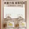 Estante de Almacenamiento de Tablero Perforado para Puerta de Hogar Gancho para Puerta de Dormitorio Hierro Accesorios de Tablero Perforado Estante de Almacenamiento Combinado