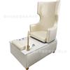 Silla de baño de pies de alta gama para club y spa de fábrica, sofá de baño de pies multifuncional para pedicura, sofá de lavado de pies individual con lavabo