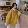 Abrigo acolchado de algodón Abrigo acolchado de algodón Abrigo de mujer Otoño e Invierno Nuevo estilo coreano Suelto Estilo japonés Abrigo grueso de felpa de cordero para estudiantes jóvenes de moda