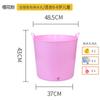 Cubo de Baño Portátil para el Hogar, Cubeta de Plástico para Baño Infantil, Cubeta de Baño para Baño y WC de Gran Capacidad, Tina Elevada