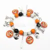 Pulseras de Perlas Elásticas Hechas a Mano de los Equipos de Fútbol NFL Más Vendidos Transfronterizos Dallas Cowboys Kansas City Chiefs