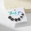 Aretes de acero inoxidable con temática de bosque, dulces y artísticos, con diseños calados de flor, hoja de palma y diente de león - disponibles ahora
