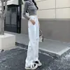 Nuevos Jeans de Verano Finos de Cintura Alta para Mujer Pantalones de Pierna Ancha Ajustados Cuerpo en Forma de Pera Pantalones Rectos Sueltos