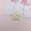 Estrella de cinco puntas fruta del amor color de azúcar material de polvo de oro DIY material para accesorios para el cabello de niños carcasa de teléfono móvil accesorios de belleza
