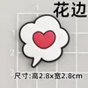 Dibujos Animados Amor KT Hello Kitty Letra PVC Goma Suave Accesorios DIY Funda para Teléfono Móvil Zapatillas Funda para iPad Piezas Decorativas para Taza de Agua