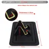 Suporte de celular para painel de carro de silicone suporte de carro tapete antiderrapante para console central suporte de navegação suporte de mesa para celular preguiçoso
