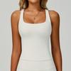 Ropa Exterior Europea y Americana Chaleco de Yoga con Hilo Ajustado Espalda Hermosa Chaleco Deportivo de Alta Intensidad Ropa para Correr al Aire Libre Fitness 3093