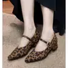 Zapatos Mary Jane para mujer con plataforma interior, tacones gruesos, punta poco profunda, punta fina, nuevo estilo otoño e invierno 2026, antideslizantes, adecuados para mujeres bajitas
