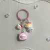 Anel de Cartão 751 Popular Estilo Desenho Animado Sanrio Criativo Fofo Personalizado Presente Chaveiro Pingente de Mochila Chaveiro