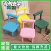 Bonito Mini Soporte para Teléfono, Adorno de Silla de Escritorio Desmontable, Soporte Pequeño para Teléfono en Forma de Silla