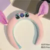 Diadema de Personaje de Dibujo Animado Japonés y Coreano, Alien de Tres Ojos, Tiburón, Cabeza de Dinosaurio, Pinza para el Cabello para Lavarse la Cara, Estilo de Diadema Original y Lindo