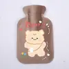 Bolsa de água quente de pelúcia curta, suprimentos quentes, enchimento de água, bolsa térmica de água, presente para estudante, LOGO impresso, bolsa de mão quente com enchimento de água, atacado