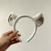 Faixa de Cabelo de Urso com Orelhas, Faixa de Pelúcia Fofa de Desenho Animado Popular, Faixa de Cabelo Estilo Doce Japonês para Decoração de Fotos