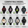 Para Samsung Galaxy Watch4/5Pro 6 47mmWatch3 41mm Correa de Silicona Bicolor Pulsera
