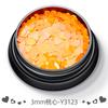 Venta Caliente Transfronteriza 3mm Corazón de Melocotón Corazón Arte de Uñas Lentejuelas Perladas Ultra Delgadas Coloridas Polvo de Diamante Brillante Joyería para Arte de Uñas