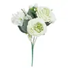 Flores Artificiales de Nuevo Producto Transfronterizas Flor de Seda Bosque de Flores Hortensia Peonía Flor Artificial Flor de Plástico Ramo de Boda Ramo Guía de Camino
