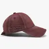Boné de Baseball Vintage Lavado Estilo Coreano Retrô com Bordado de Letras para Homens e Mulheres, Estilo de Rua Primavera e Verão, Boné com Borda Desfiada Personalizada