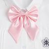 Uniforme Estudiante Jk Cuello Flor Color Sólido Lazo Accesorio Gratis Corbata Universitaria Camisa Traje Marinero Pluma Uniforme Escolar