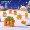 Atravessando Fronteiras Novo Produto Homem de Gengibre de Natal Boneco de Animal Pequeno Decoração DIY Acessórios para Pendurar Micro Paisagem Decorações Pequenas de Mesa