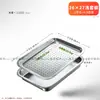 Bandeja de té de acero inoxidable con drenaje, Mesa de té pequeña para el hogar que drena agua, Juego de té Kung Fu, Bandeja de preparación en seco, Juego de doble capa