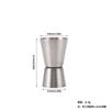 Copo Medidor de Mistura de Aço Inoxidável em Estoque Ferramenta para Bar Bartending Copo Medidor de Ponta Dupla Borda Reta Borda Enrolada 15/30ml