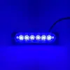 Luz lateral LED 6 para vehículo todoterreno camión de coche transfronterizo 12-24v luz de flash de parrilla central luz de advertencia luz de trabajo modificación