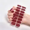 Pegatinas para Uñas con Purpurina de Color Sólido Sin Hornear Removibles Pegatinas para Uñas con Pegamento de Gelatina Suministro Directo de Fábrica Origen Seguras para Mujeres Embarazadas