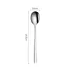 Venta al por mayor de fábrica Cuchara Estilo Coreano 316 Cuchara de Acero Inoxidable 304 Engrosada para Remover Cuchara para Hielo Cuchara para Café Cuchara de Comedor para el Hogar Cuchara para Sopa