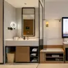 Atour Hotel Habitación Estándar Juego Completo de Muebles Escritorio de 3.5, Silla, Sofá de Habitación de Casa, Cama, Cama con Cajones, Divisor de Pantalla Fábrica
