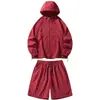 Casal Transfronteiriço Conjunto de Roupas de Proteção Solar Anti-ultravioleta de Verão Comércio Exterior Roupas de Pesca ao Ar Livre Roupas para Pele Shorts Conjunto de Duas Peças