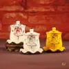 Taza de Agua de Cerámica para Ofrenda a Buda, Guanyin y Otras Deidades; Cáliz de Agua Bendita para el Hogar; Ofrendas Budistas y Artículos de Culto