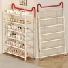 Zapatero para niños, zapatero multicapa para uso doméstico, adecuado para entradas, pasillos, plegable, simple, pequeño y estéticamente agradable - una gran solución de almacenamiento para zapatos