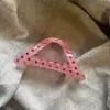 Presilha de Cabelo Grande Curva em Acrílico para Mulheres, Estilo Francês, Sensação de Luxo, Piranha para a Parte de Trás da Cabeça, Presilha Tubarão Elegante e Fashion