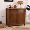 Aparador, alacena, mueble de almacenamiento, mueble integrado, vitrina de té de madera maciza de paulownia estilo chino, mueble de almacenamiento para sala de estar y comedor