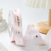 Empaque de Flores Estampado en Caliente Cinta de Poliéster Caja de Regalo para Pastel Cinta Decorativa Moño Accesorios Materiales Florales DIY