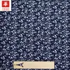Tela Azul Floral de Algodón, Decoración de Casa de Té Hotel Estilo Étnico, Bolsa con Cordón Empaque Tela DIY Venta al por Mayor en Stock