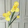 Grande flor de íris artificial com um toque de luxo para decoração de casa e sala de estar, flores artificiais para atacado para comércio exterior transfronteiriço