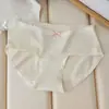 Ropa interior de algodón peinado Xinjiang 7A antibacteriana de algodón puro para mujer, longitud extendida, todo algodón, entrepierna de algodón puro, cómoda, no pellizca los glúteos, bragas tipo triángulo