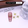 Estrela de Metal esterco joias atacado retro lindo vento estrela rebite prego acessórios vestindo unha acessórios diy