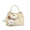 Nuevo Estilo Primavera y Verano Fresco y Elegante Moda Coreana Bolso de Mano Cesta de Mimbre Bolso Cruzado Versátil de Nicho para Viajes y Uso Diario para Mujeres