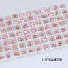 Taladro de uñas Dongzhou de 8 x 6 mm, pequeño cojín K9, taladro de punta inferior, accesorios de joyería para bricolaje, taladro de uñas de ángulo redondo cuadrado largo, súper flash