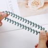 Frosty Grande 5.5cm Estilo Perezoso Plástico Cable de Teléfono Goma para el Cabello Cuerda Simple para el Cabello Anillo de Mano Creativo Accesorio para el Cabello con Anillo de Resorte