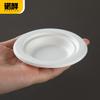 Plato Desechable para Salsas, Plato Pequeño, Plato Biodegradable para Salsas, Plato para Salsas, Plato para Vinagre de 3 pulgadas