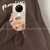 Adecuado para Funda de Teléfono Huawei Mate70 Pro, Alto Valor Estético, Diseño de Nicho, Estilo Floral Conejo Miffy para Huawei Mate60
