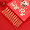 Palillos de Año Nuevo Palillos de Madera para Alitas de Pollo Caja de Regalo 10 Pares Caja de Regalo de Sándalo Rojo Embalaje Año del Caballo Palillos de Madera Sin Pintura Sin Cera
