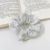 Scrunchie de Chiffon com Renda Estilo Coreano para Mulheres 2025 Novo Elástico para Prender Cabelo Acessório de Cabelo para Coque