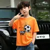 2026 Novo Estilo Verão Fino Manga Curta Roupas para Meninos, Streetwear Estiloso Moda Infantil, Conjunto de Algodão Puro de Verão para Meninos