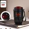 Popular Taza de Acero Inoxidable 316 Estilo Ins con Pantalla de Temperatura, Doble Pared Aislada con Correa, Taza de Viaje Portátil y Elegante